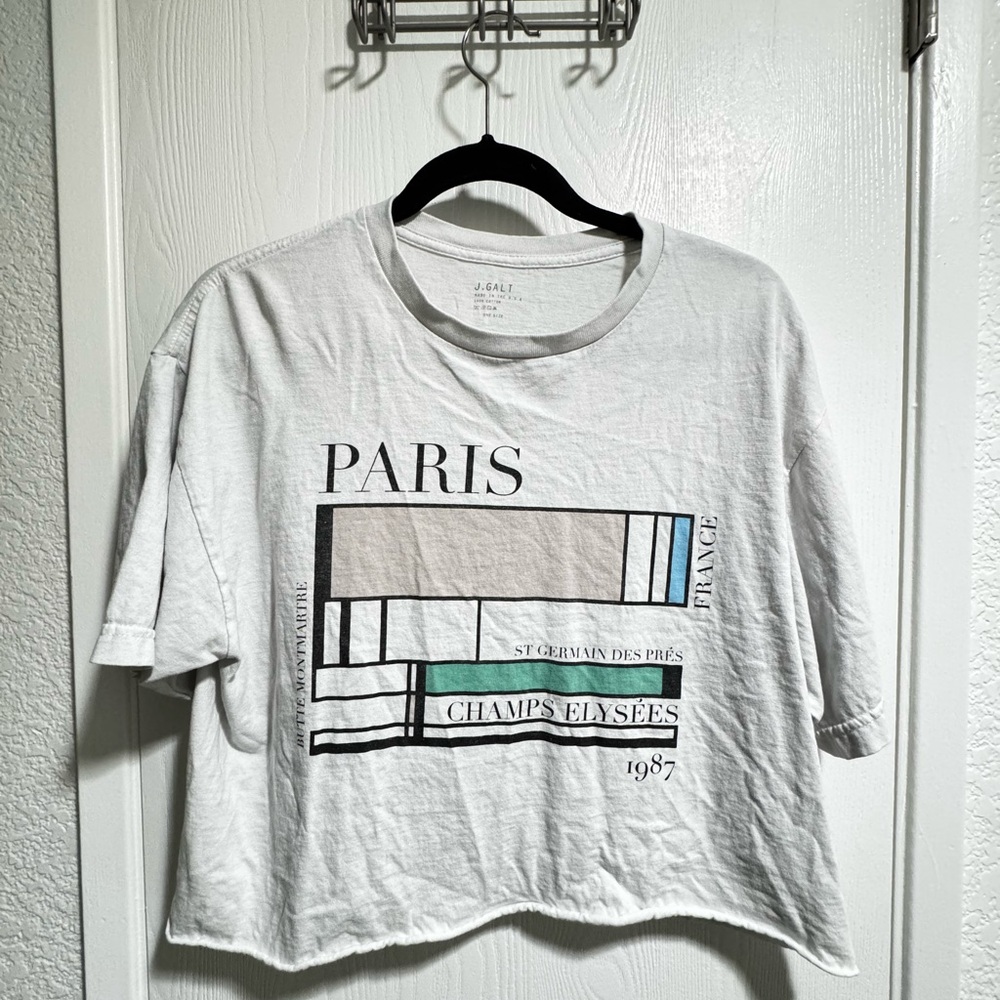 Brandy Melville John Galt Paris Tshirt